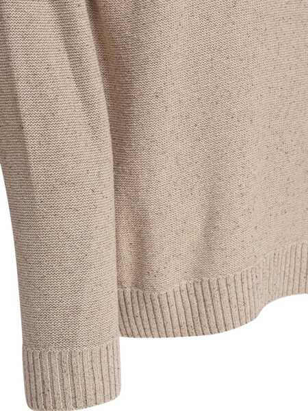Pulovere Beams Plus Round neck roll sweater Beige Barbati (BM 17678490) 3