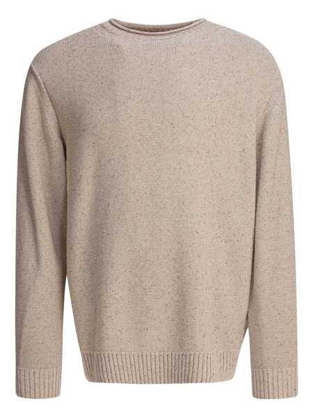 Pulovere Beams Plus Round neck roll sweater Beige Barbati (BM 17678490) 1