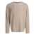 Beams Plus Round neck roll sweater Beige