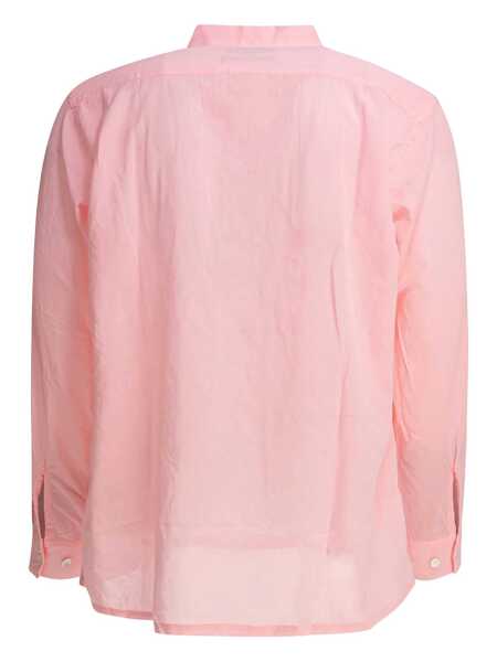 Camasi casual Beams Plus Camp collar shirt Pink Barbati (BM 17678493) 1