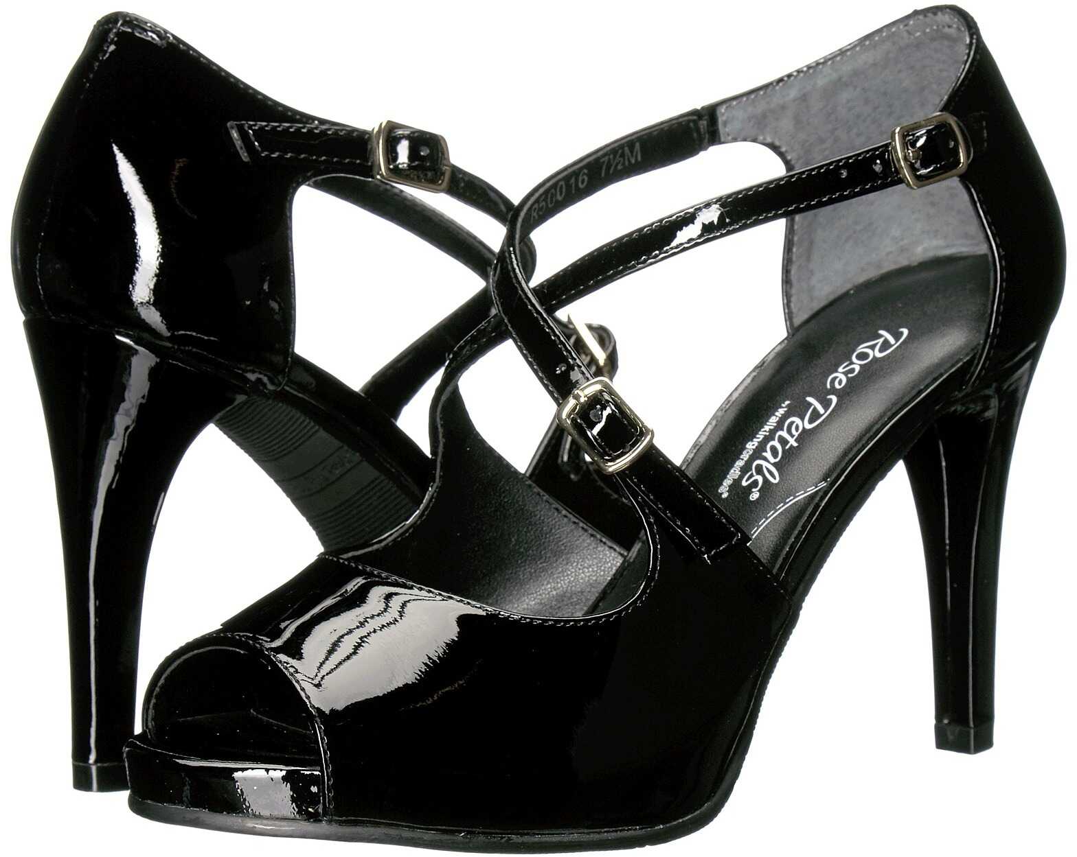 Pantof Walking Cradles Lissa Black Patent
