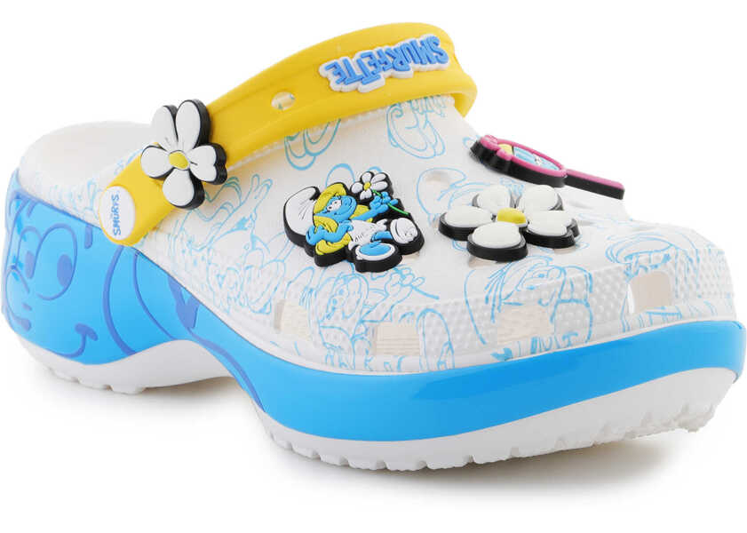 Slapi Crocs Smurfs Platform clog Multi Multicolor Femei (BM 17885884) 1