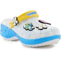 Slapi Smurfs Platform clog Multi Femei