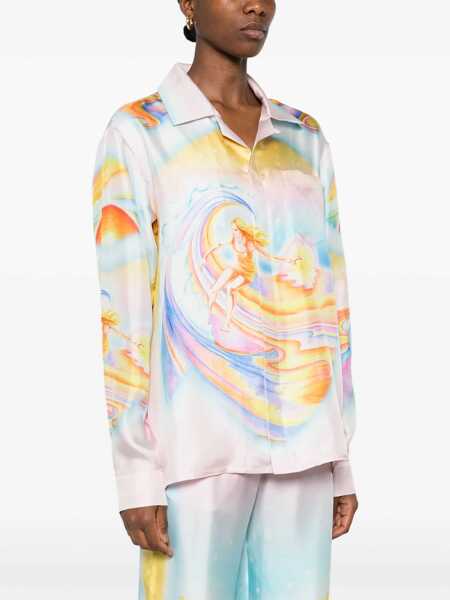 Bluze Casablanca Psychedelic Nirvana Shirt MULTICOLOUR Femei (BM 17885992) 3