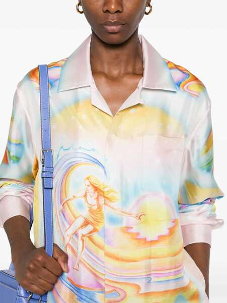 Bluze Casablanca Psychedelic Nirvana Shirt MULTICOLOUR Femei (BM 17885992) 5