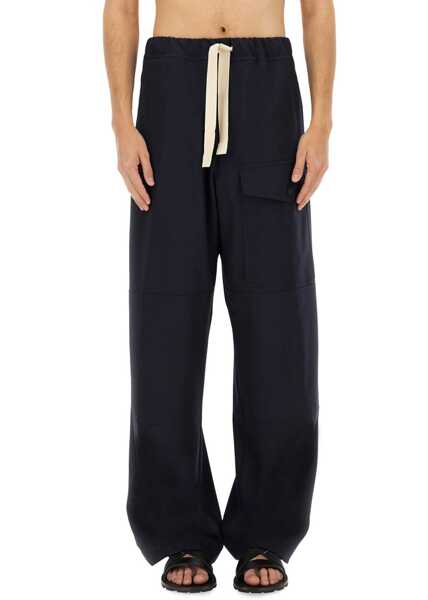Pantaloni casual Dries Van Noten Cotton Pants BLUE Barbati (BM 17886040) 1