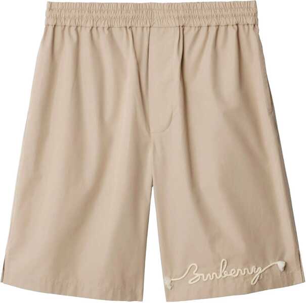 Pantaloni scurti Burberry Nautical Style Logo Shorts BEIGE Barbati (BM 17886103) 1