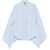 Balenciaga Blouse With Knotted Cuffs BABY BLUE