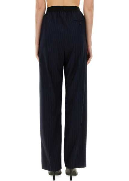 Pantaloni casual Balenciaga Striped Pants With Elastic BLUE Femei (BM 17886157) 3