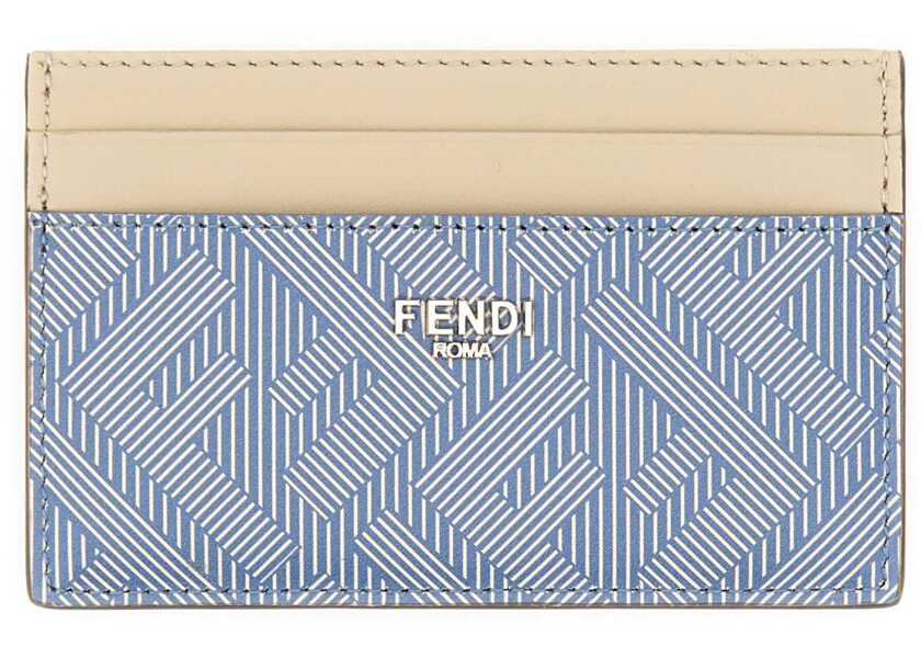 Portofele Fendi Shadow Card Holder AZURE Barbati (BM 17886214) 1