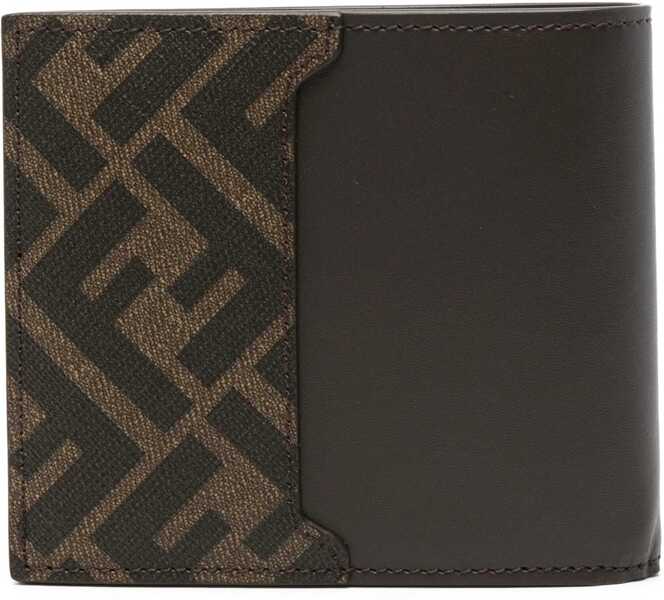 Portofele Fendi Bifold Squared Ff Wallet BROWN Barbati (BM 17886241) 2
