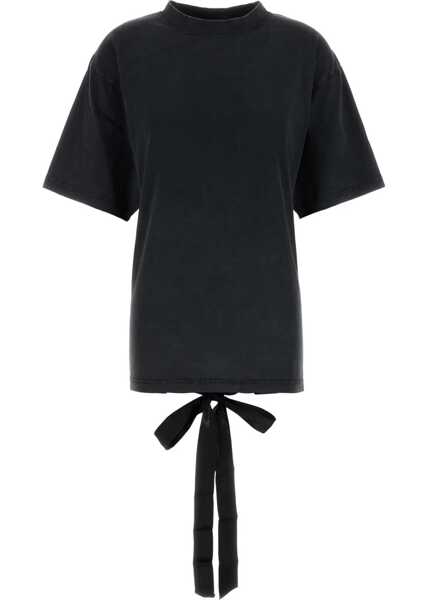Tricouri Balenciaga Lace-Up T-Shirt BLACK Femei (BM 17886253) 1