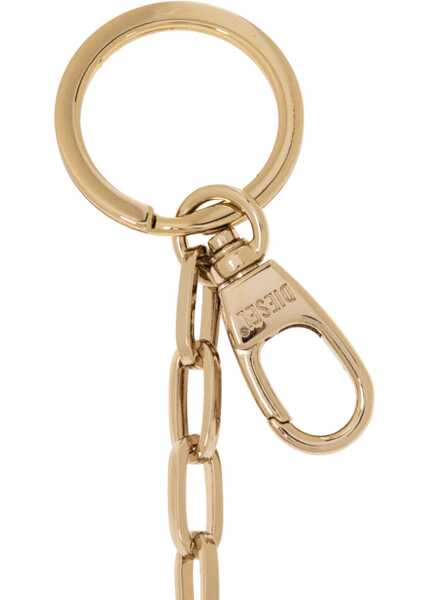 Brelocuri Diesel Keychain With Logo GOLD Femei (BM 17886274) 4