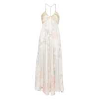 Rochii Forte_Forte Printed Long Slip Dress Femei
