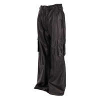 Pantaloni casual La Rose Nappa Leather Cargo Trousers Femei