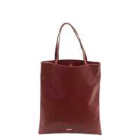 Genti de mana LA ROSE La Rose Leather Tote Bag Cherise