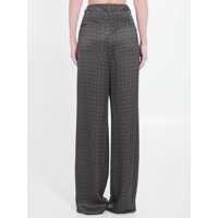 Imbracaminte Dama pagina 155 - Pantaloni casual Saint Laurent Medallion Pattern Trousers BLUE Femei (BM 17890176) - B-mall.ro