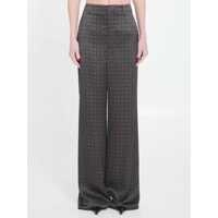 Pantaloni casual Medallion Pattern Trousers Femei