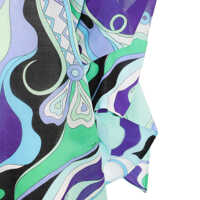 Imbracaminte PUCCI Dama - Costume de baie PUCCI Pucci Printed Cotton Kaftan Dress GREEN Femei (BM 17890284) - B-mall.ro