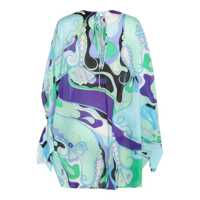 Costume de baie Pucci Printed Cotton Kaftan Dress Femei