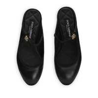 Sandale Dolce & Gabbana Dama - Sandale Dolce & Gabbana Dolce & Gabbana Leather Mules Black Femei (BM 17893086) - B-mall.ro