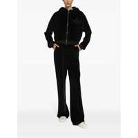 Topuri Dolce & Gabbana Dama - Bluze de trening Dolce & Gabbana Dolce & Gabbana Logo Embroidery Chenille Hoodie Black Femei (BM 17894646) - B-mall.ro