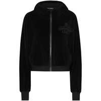 Bluze de trening Dolce & Gabbana Logo Embroidery Chenille Hoodie Femei