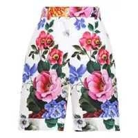 Pantaloni casual Dolce & Gabbana Printed Cotton Shorts Femei
