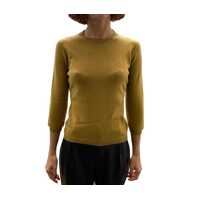 Pulovere La Rose Maglia 3/4 Cashmere Ocra Femei
