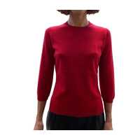 Pulovere La Rose Maglia 3/4 Cashmere Rosso Femei