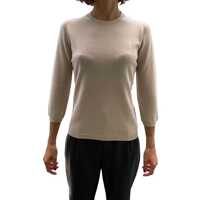 Pulovere La Rose Maglia 3/4 Cashmere Beige Chiaro Femei