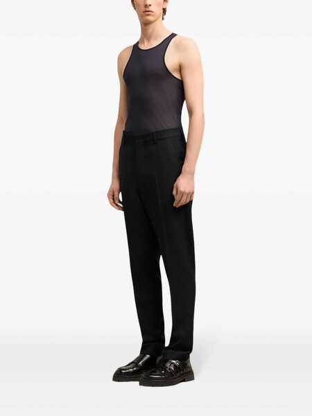 Pantaloni AMI Paris AMI Paris Pants Black Barbati (BM 17897820) 3