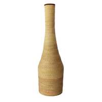 Accesorii LA ROSE La Rose Raffia And Leather Vase