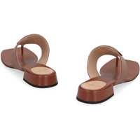 Balerini Valentino Garavani Dama - Balerini Valentino Garavani Valentino Garavani Vlogo Signature Leather Slides BROWN Femei (BM 17901078) - B-mall.ro