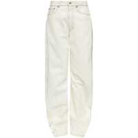 Blugi Mm6 Maison Margiela Ivory White Cotton Jeans Femei