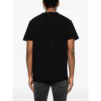 Tricouri DSQUARED2 pentru Barbati - Tricouri DSQUARED2 Black T-Shirt With Lettering Logo Printed On The Chest In Cotton Man Black Barbati (BM 17901195) - B-mall.ro
