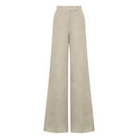Pantaloni casual Max Mara Sequoia Linen Wide Leg Trousers Femei