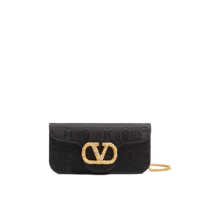 Genti mini Valentino Garavani Locò Moiré Fabric Clutch Femei