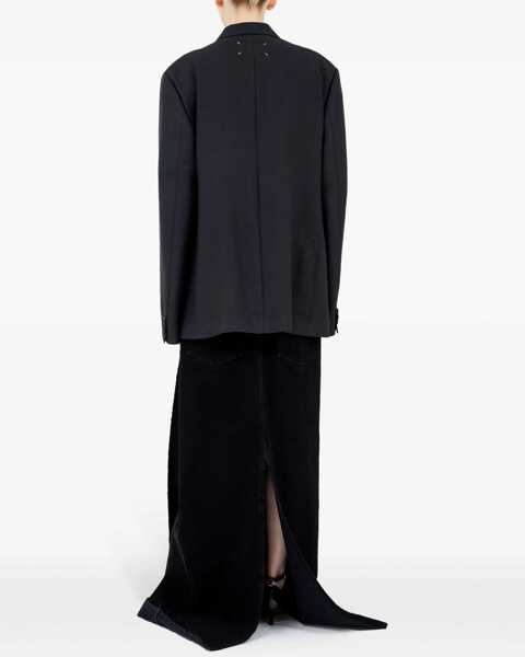 Sacouri Maison Margiela Wool And Mohair Blazer BLACK Femei (BM 17903188) 5