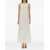 120% LINO Long Linen Dress WHITE