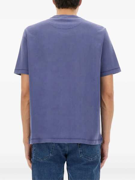 Tricouri Paul Smith Happy T-Shirt BLUE Barbati (BM 17903200) 2
