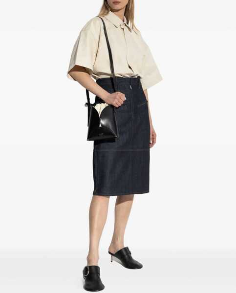 Bluze Jil Sander Heavy Cotton Shirt BEIGE Femei (BM 17903221) 2