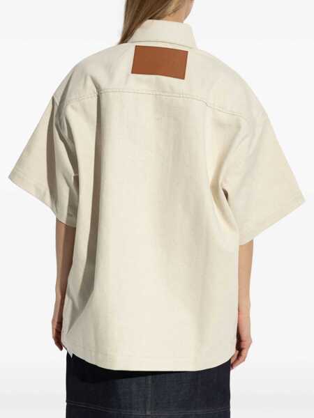 Bluze Jil Sander Heavy Cotton Shirt BEIGE Femei (BM 17903221) 4