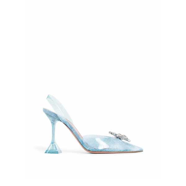 Pantofi cu toc AMINA MUADDI Amina Muaddi 95mm Rosie Glass Pumps Blue Femei (BM 17903475) 3