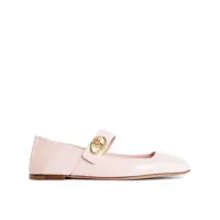 Pantofi fara toc Valentino Mary-Jane Ballerina Flats Femei
