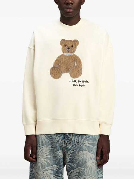 Bluze de trening Palm Angels Palm Angels Bear In Mind Sweatshirt White Barbati (BM 17903505) 3