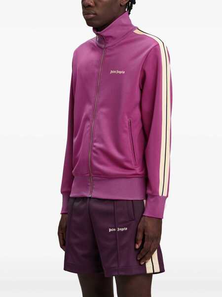 Bluze de trening Palm Angels Palm Angels Logo Track Sweatshirt Pink Barbati (BM 17903511) 4