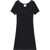 COURR&Egrave;GES "Holistic Contrast" Mini Dress BLACK