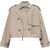 Stella McCartney Short Trench Coat With Belt BEIGE