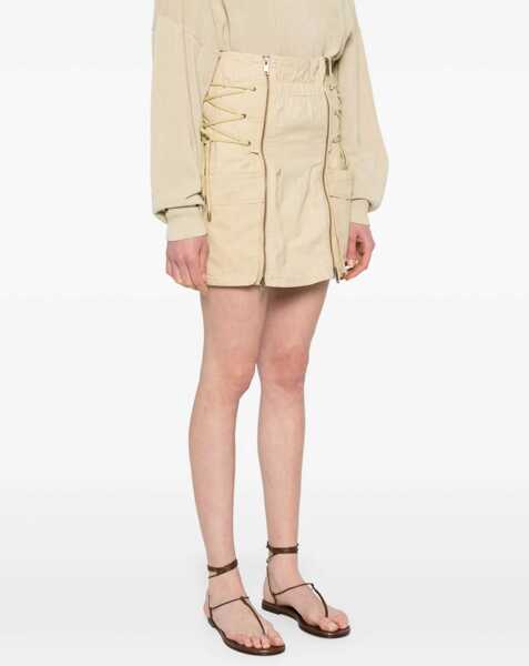 Fuste casual Isabel Marant Iteli Skirt BEIGE Femei (BM 17903710) 3